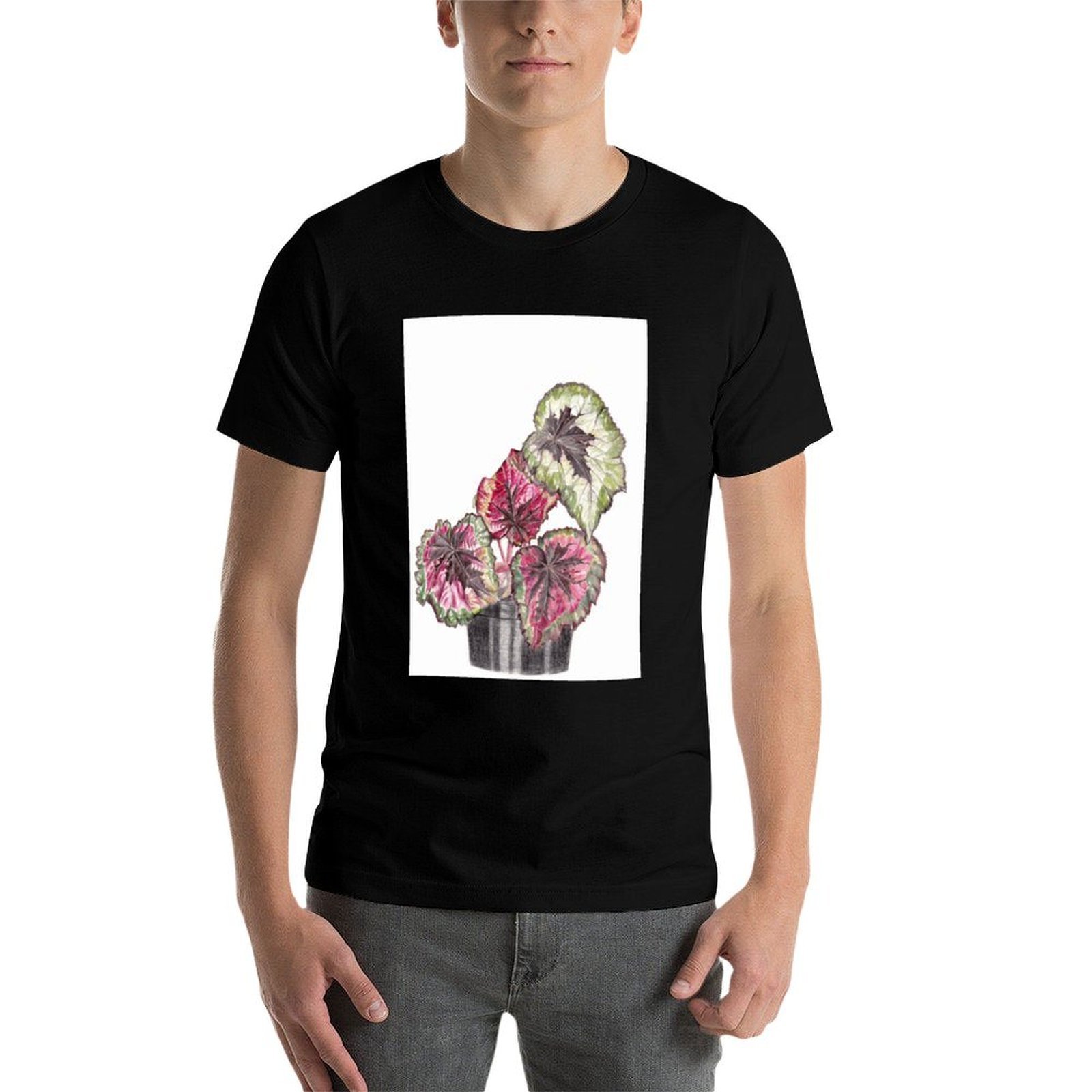 Begonia Rex T-Shirt, Summer Ca - Begonia Rex ulasan dan harga