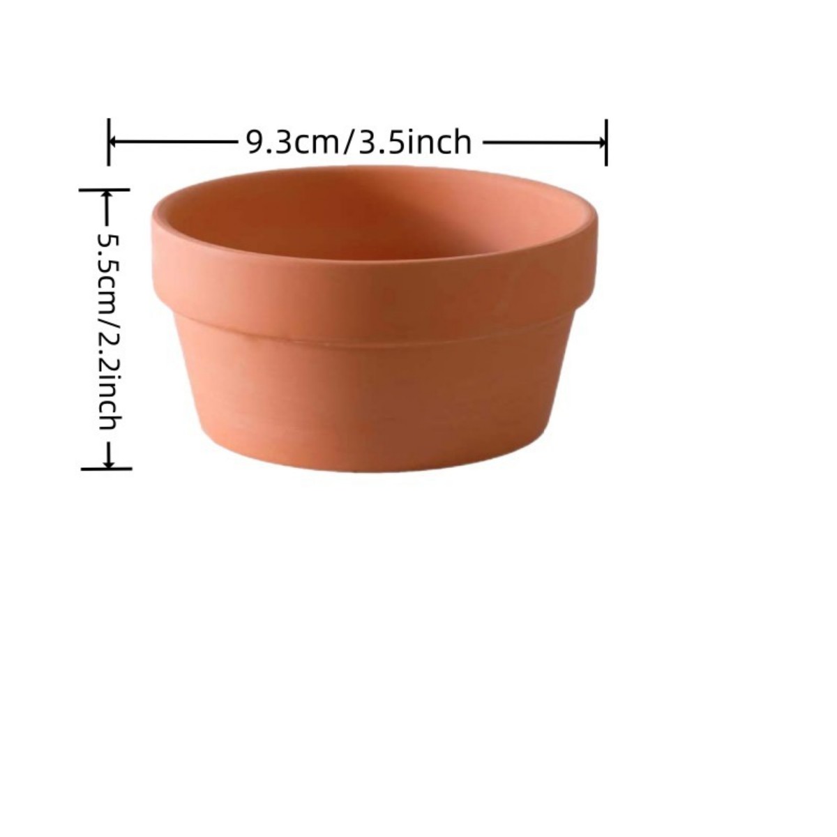 6 PCS Terracotta Buld Pots 3.5 - Aloe Vera Pot ulasan dan harga