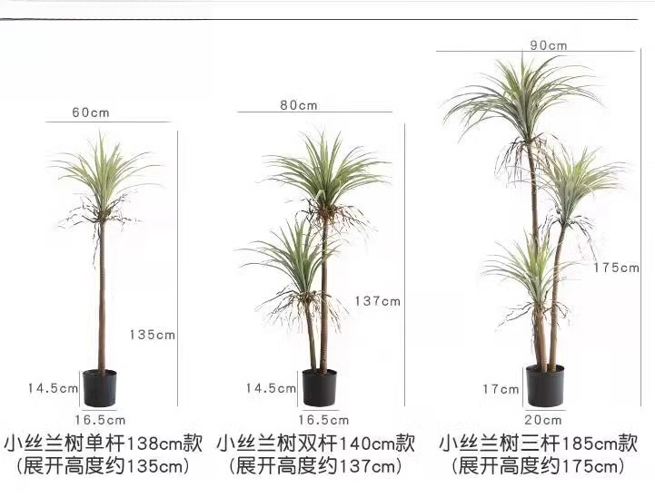 Dragon Blood Yucca Artificial  - Dracaena Marginata ulasan dan harga