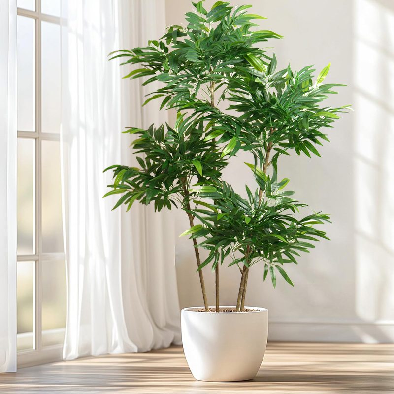 80-180cm Large Artificial Bamb - Dracaena Marginata ulasan dan harga
