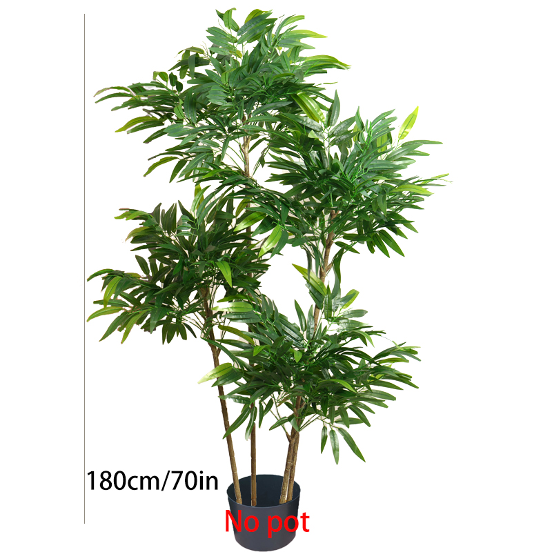 80-180cm Large Artificial Bamb - Dracaena Marginata ulasan dan harga