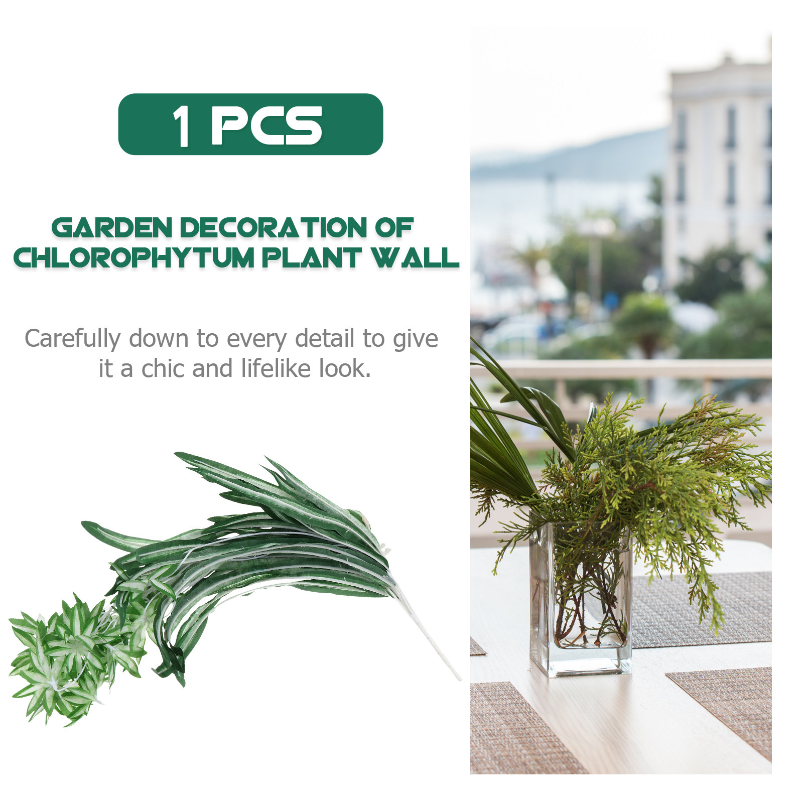 Artificial Spider Plant Realis - Spider Plant Hanging ulasan dan harga