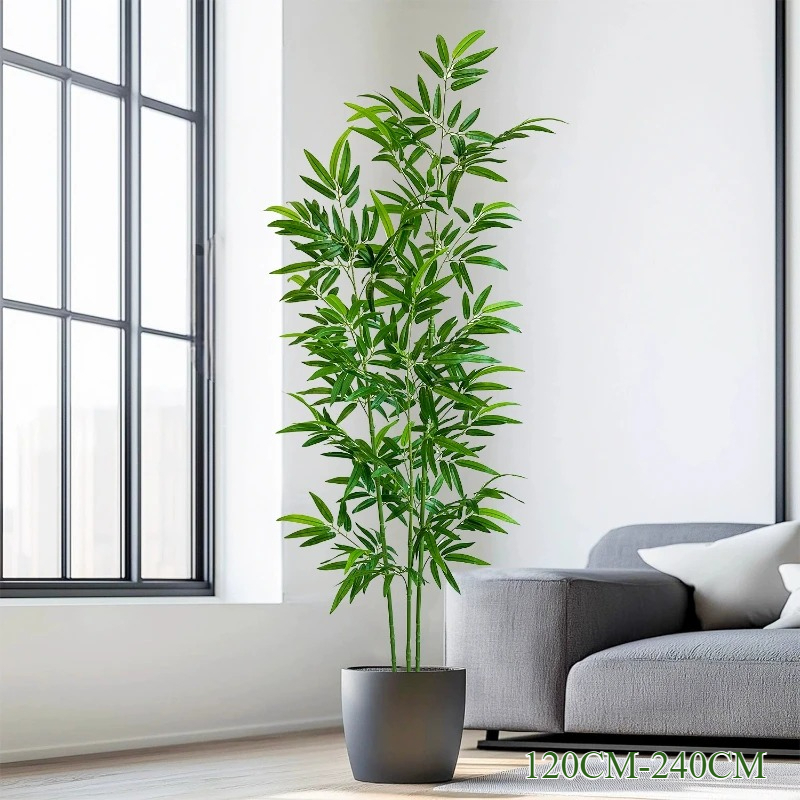 Artificial Green Bamboo Fadele - Dracaena Marginata ulasan dan harga