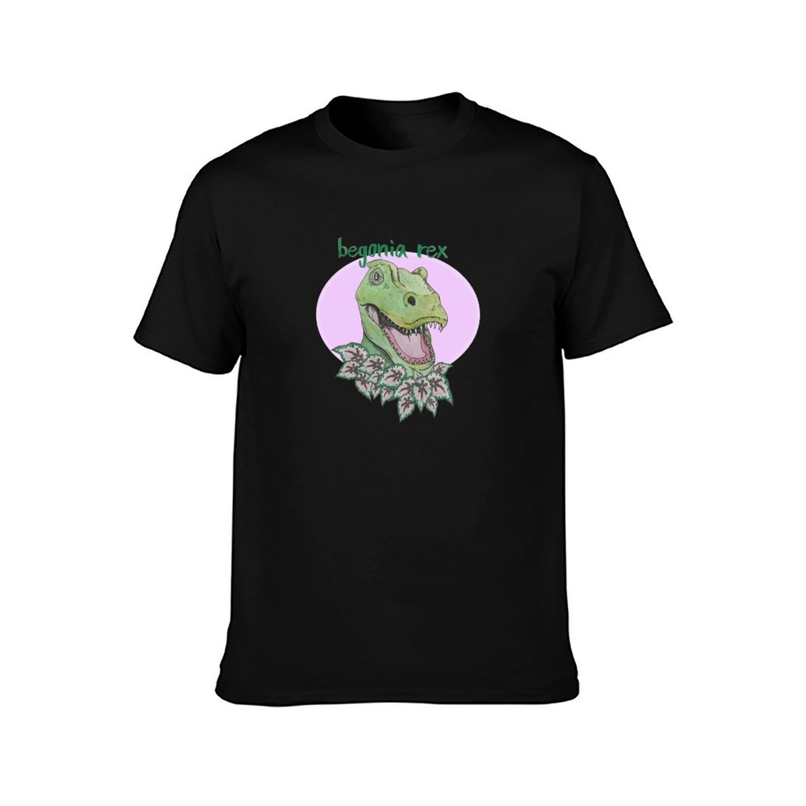T rex begonia (pink) T-Shirt,  - Begonia Rex ulasan dan harga