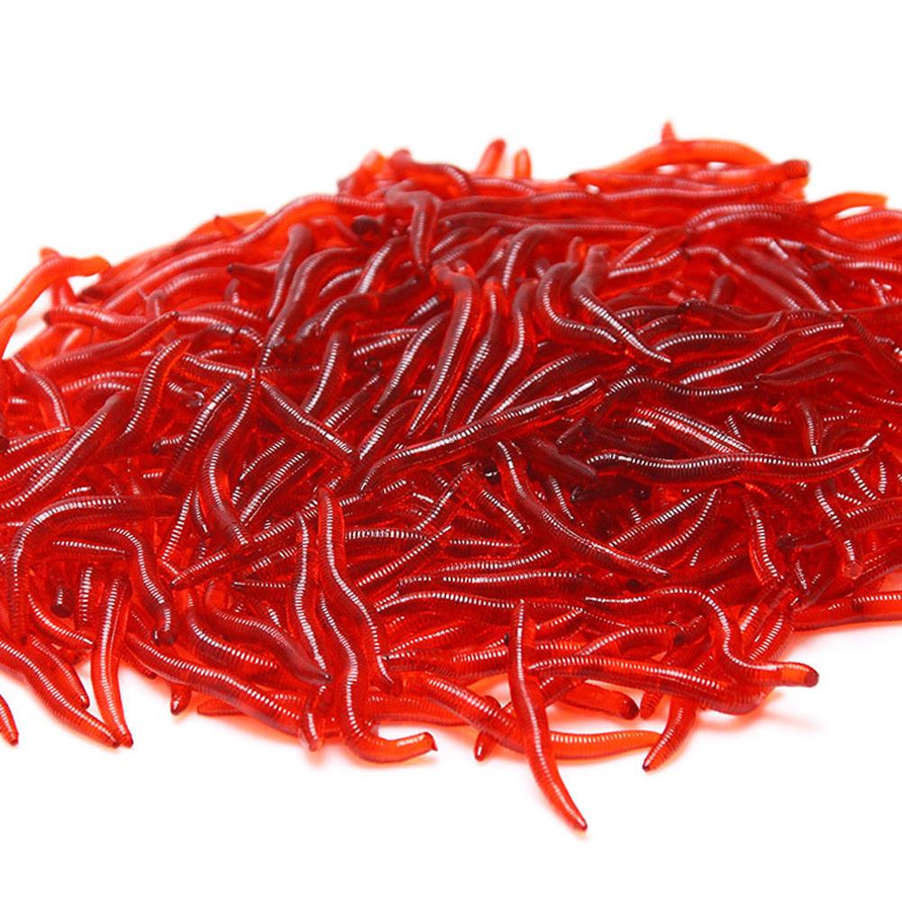 50/100PCS Soft Lure Bass Bream - Aglaonema Red ulasan dan harga