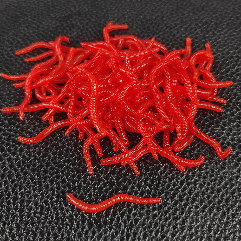 50/100PCS Soft Lure Bass Bream - Aglaonema Red ulasan dan harga